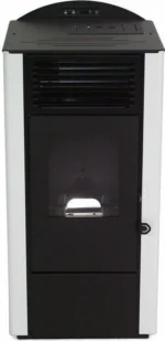 Kamna na pelety 9,5 kW krb na pelety Kamna na pelety A+ kamna na dřevo bílá - Obrázek 4