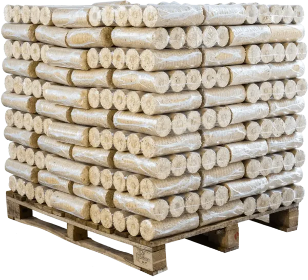 DŘEVNÍ BRIKETY ENERGO 10 – paleta 1000kg