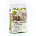 Dřevěné pelety PFEIFER A1 6 mm 15 kg / Paleta 1050 kg 70 ks x 15 kg