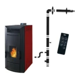 Anita 21 kW Bordeaux Sannover hydraulická kamna na pelety + instalační sada